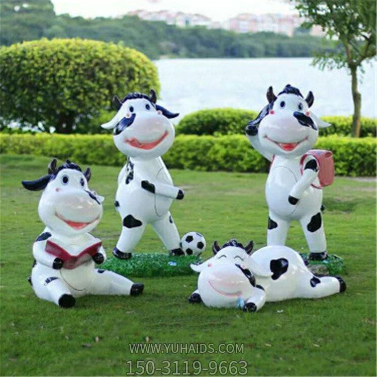 玻璃钢卡通小奶牛博鱼网页版