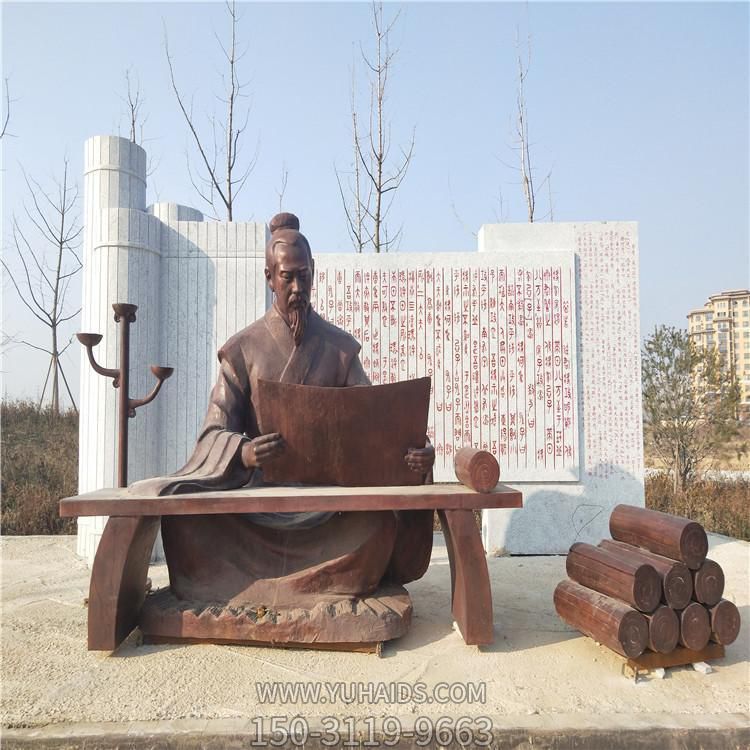 景观艺术品摆件 园林景观博鱼网页版 仿铜人物博鱼网页版