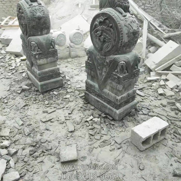 青石石雕仿古做旧庭院门口抱鼓石博鱼网页版