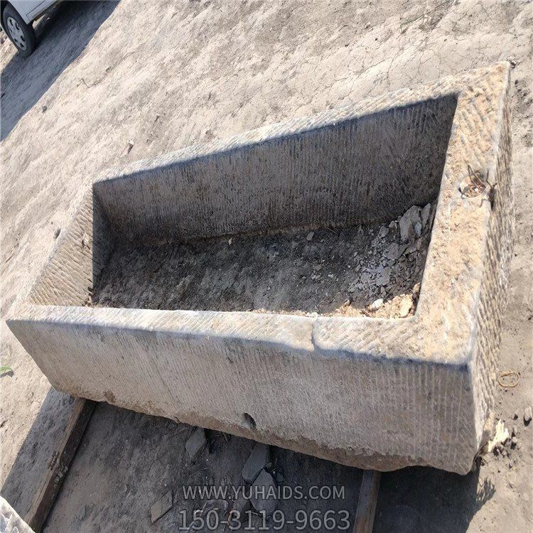 仿古做旧老石槽摆件园林庭院景观博鱼网页版