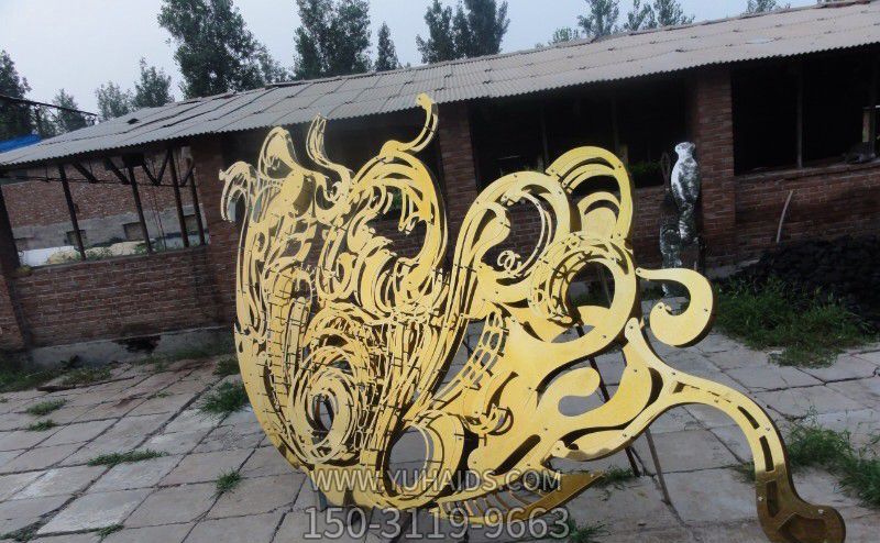 景区不锈钢镂空海浪浪花博鱼网页版