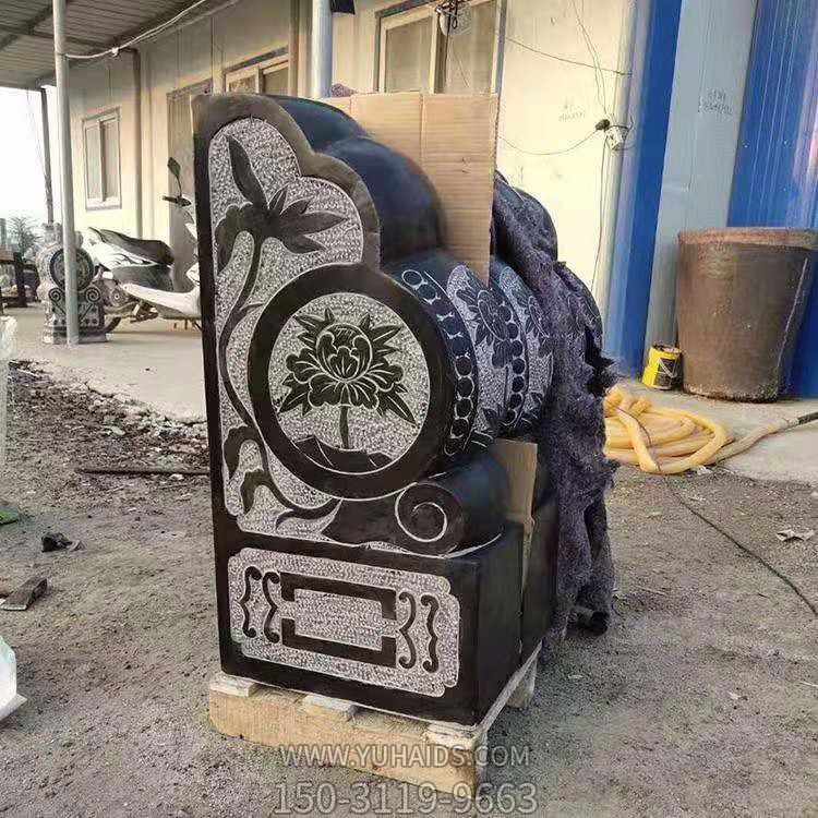 汉白玉石雕门墩 青石门鼓 抱鼓石摆件博鱼网页版