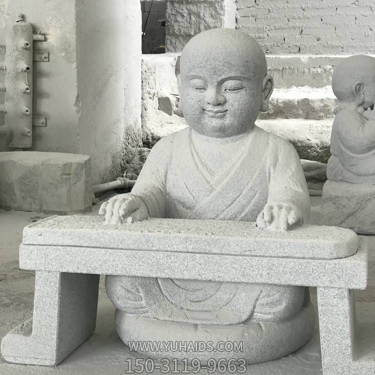 大理石石雕寺庙小沙弥博鱼网页版