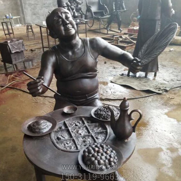 民俗情景创意小品农耕人物博鱼网页版