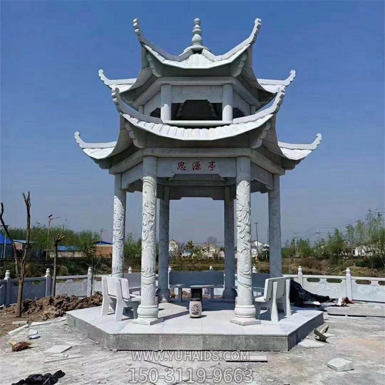 园林景观户外石亭子摆件 博鱼网页版