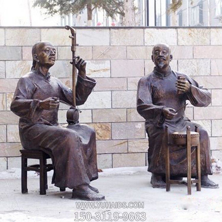城市街头仿古青铜古代人物博鱼网页版