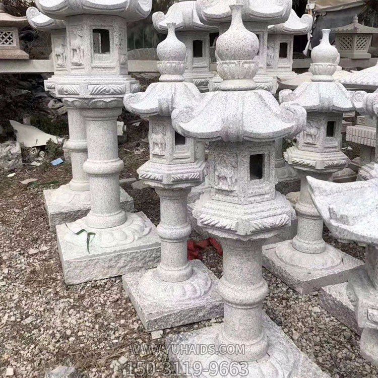 花岗岩石雕灯，中国传统古建照明灯笼博鱼网页版