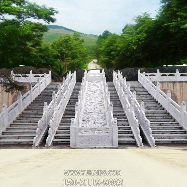 景区楼梯台阶汉白玉浮雕仿古建栏杆栏板博鱼网页版