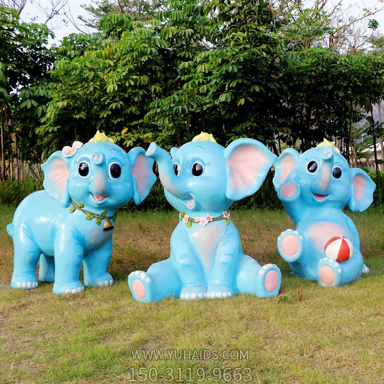 卡通玻璃钢小象博鱼网页版