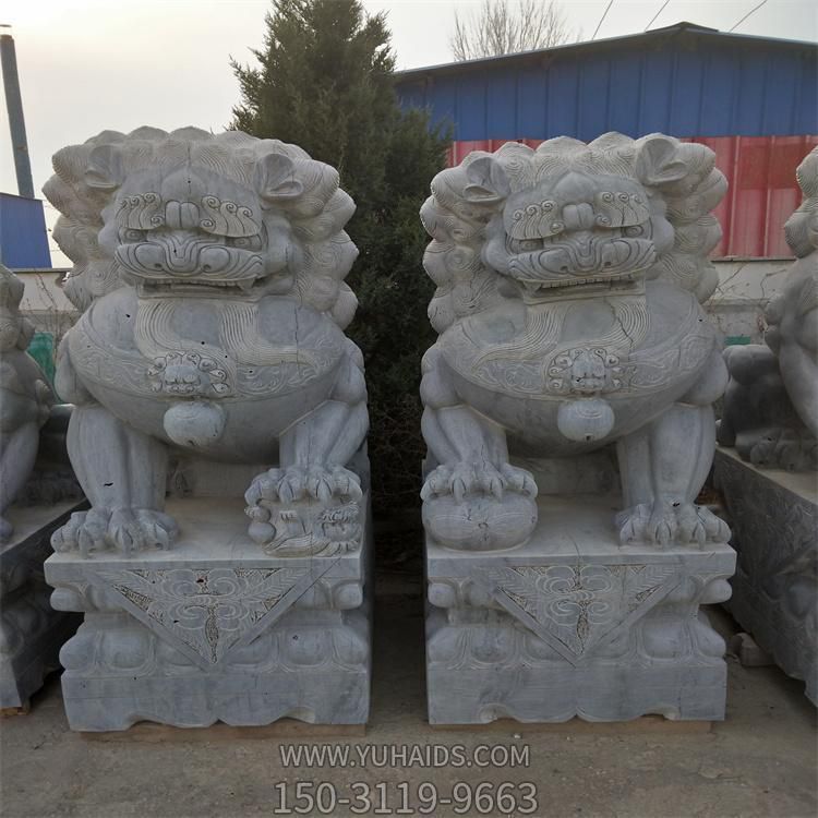 大型青石砂石石雕狮子博鱼网页版
