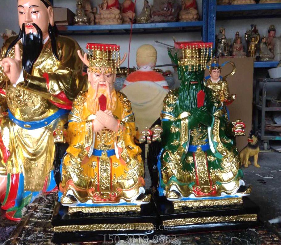 寺庙大型玻璃钢彩绘土地公博鱼网页版