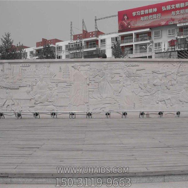 壁画墙大理石浮雕 室内门厅装饰人物浮雕影壁博鱼网页版