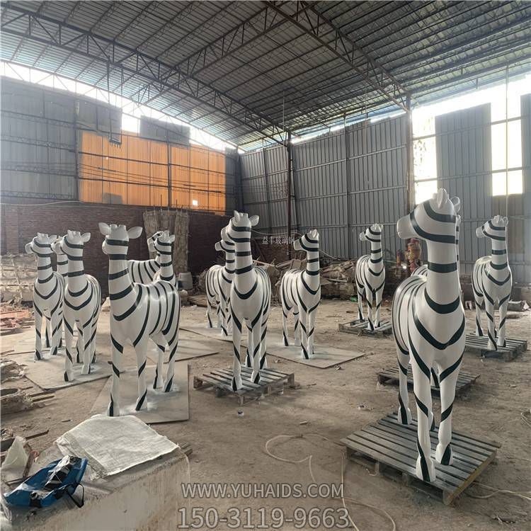 抽象动物景观玻璃钢斑马博鱼网页版