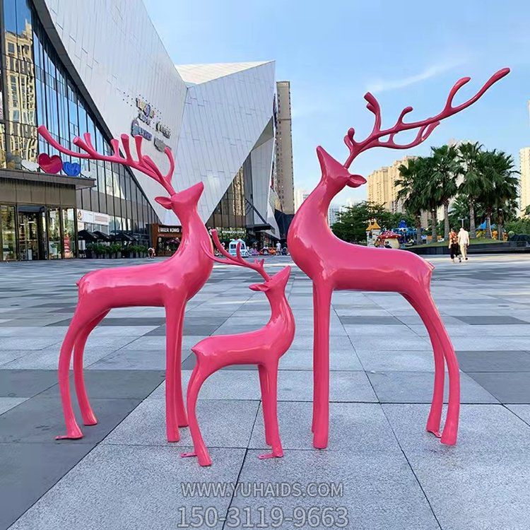 户外广场抽象梅花鹿博鱼网页版