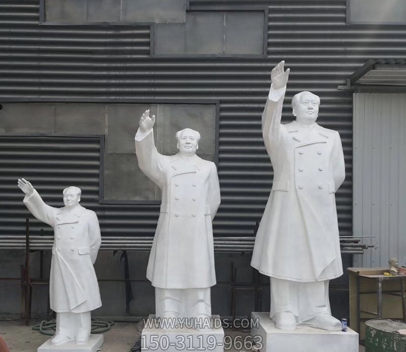 挥手毛主席校园伟人石雕毛泽东博鱼网页版