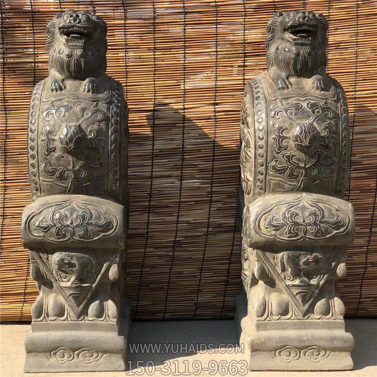 青石仿古石雕门墩博鱼网页版