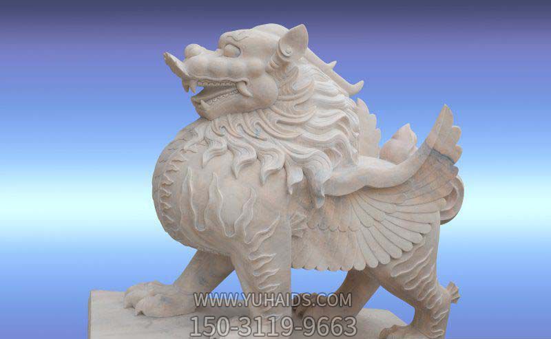 貔貅博鱼网页版-汉白玉石雕庭院别墅貔貅博鱼网页版