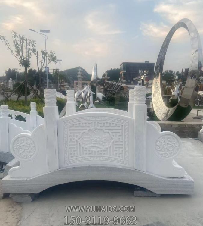   汉白玉优质天然雕刻石拱桥庭院中式园林博鱼网页版