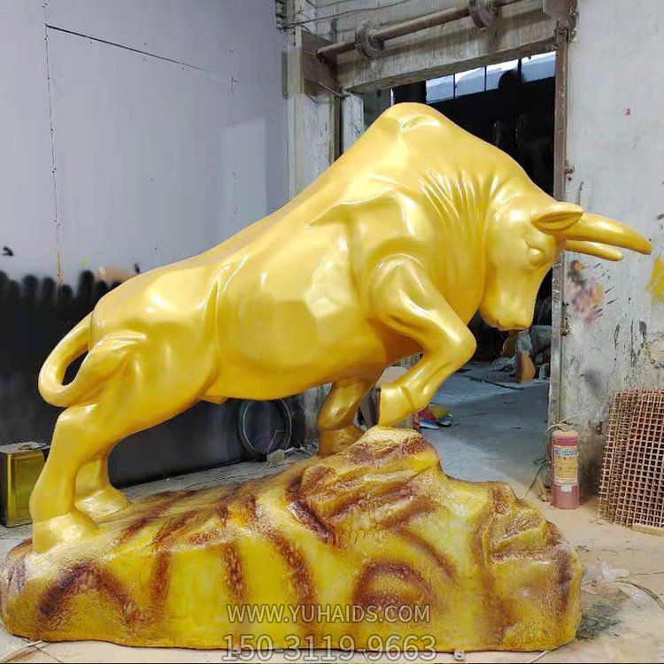 户外园林玻璃钢大型农耕牛博鱼网页版