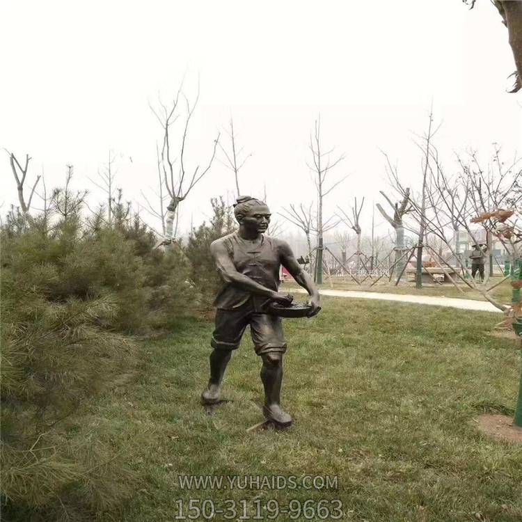 玻璃钢户外园林民俗情景主题农耕人物博鱼网页版