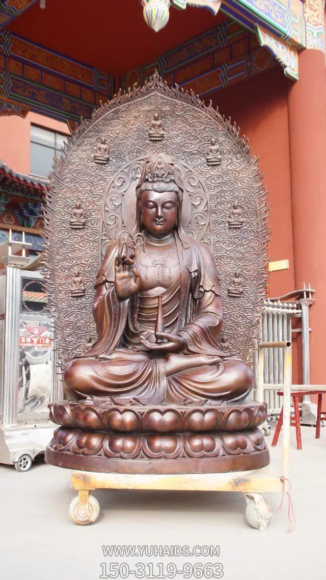 寺庙景点铜雕观音博鱼网页版