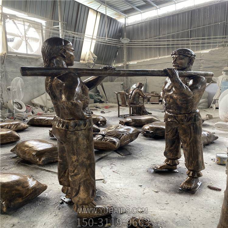 玻璃钢仿铜户外园林景观人物博鱼网页版