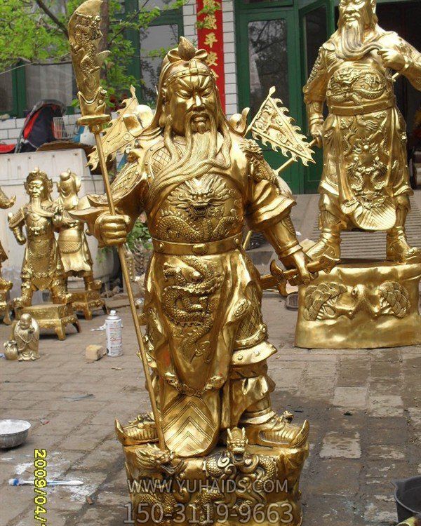 纯金打造立式招财武财神博鱼网页版