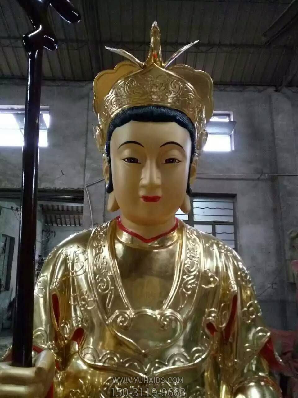 寺庙供奉黄铜镀金王母娘娘博鱼网页版