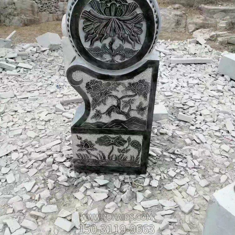 庭院门口门墩青石石雕镇宅抱鼓石博鱼网页版