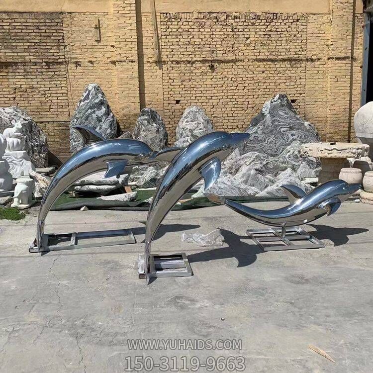 喷泉水景不锈钢镜面海豚博鱼网页版
