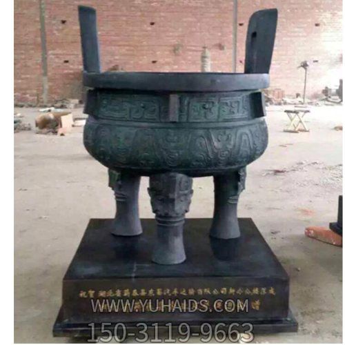 景区法院摆放装饰大型青铜鼎博鱼网页版  