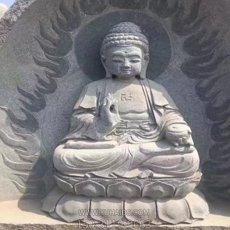 大理石石雕寺庙供奉如来博鱼网页版