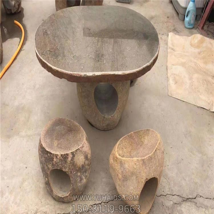 天然石材大理石雕刻异形石桌圆凳庭院阳台摆件博鱼网页版