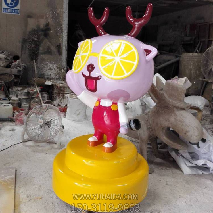 玻璃钢卡通商场店铺美陈摆件博鱼网页版