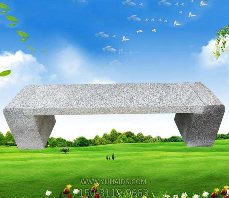 大理石户外公园景观石凳博鱼网页版