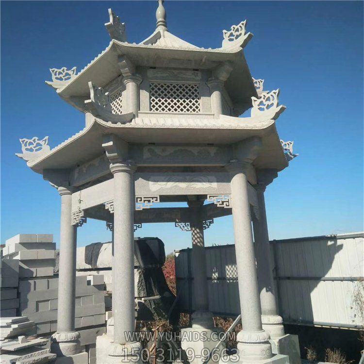 晚霞红石雕户外景区凉亭博鱼网页版