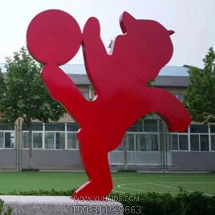创意剪影不锈钢彩绘园林校园抽象人物儿童景观博鱼网页版