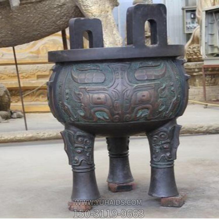 仿古青铜器户外寺庙大型铜鼎博鱼网页版