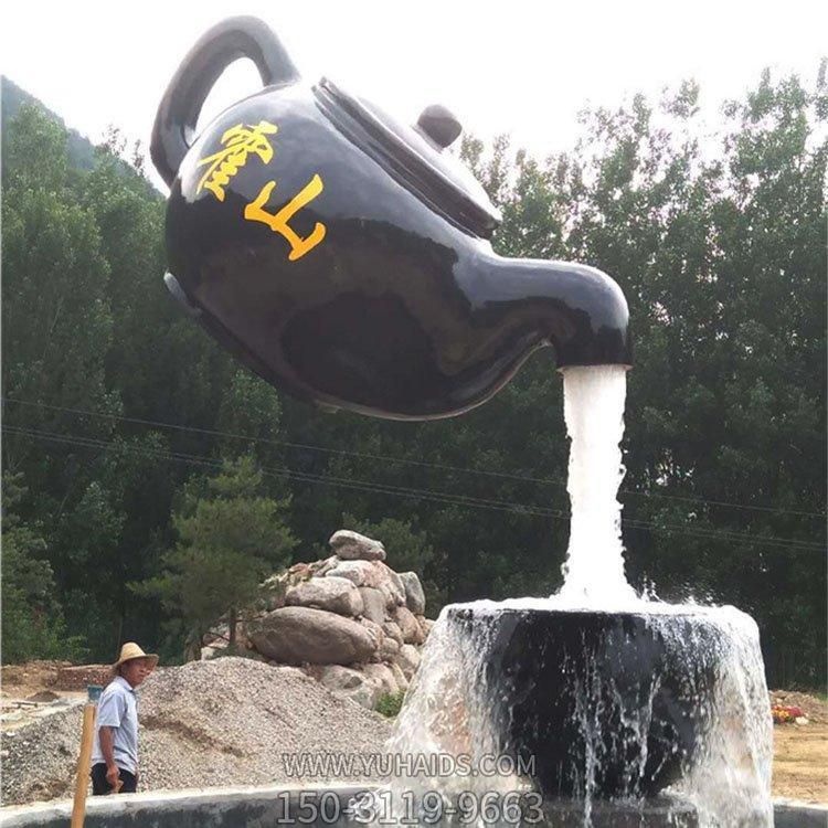 户外景区景点大型玻璃钢悬空流水天壶博鱼网页版