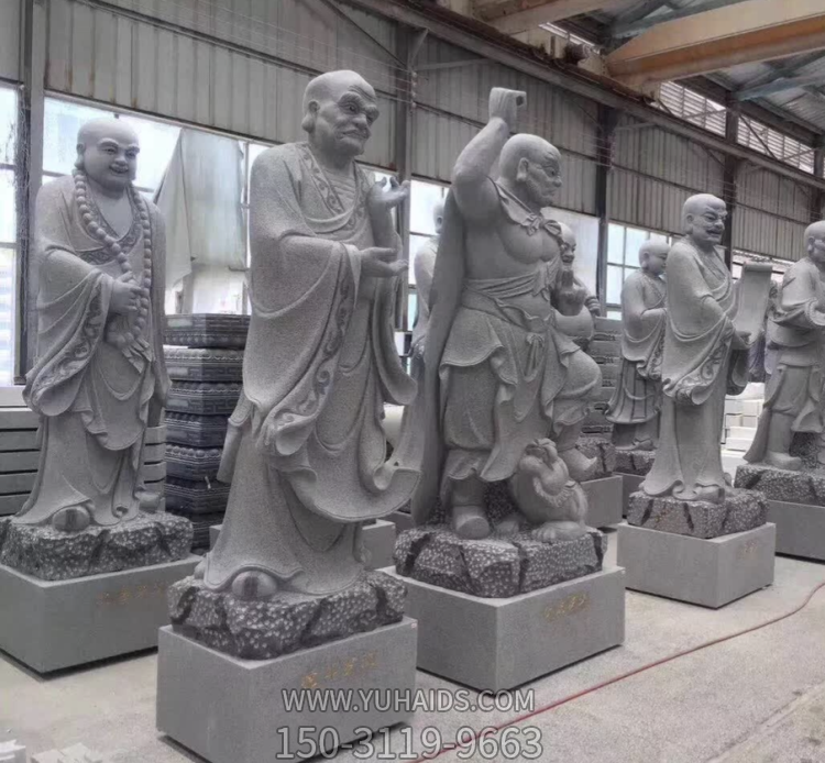 十八罗汉系列佛像，花岗岩18罗汉像博鱼网页版