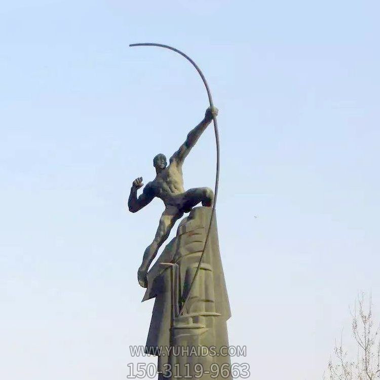 园林景观后羿射日玻璃钢仿铜博鱼网页版