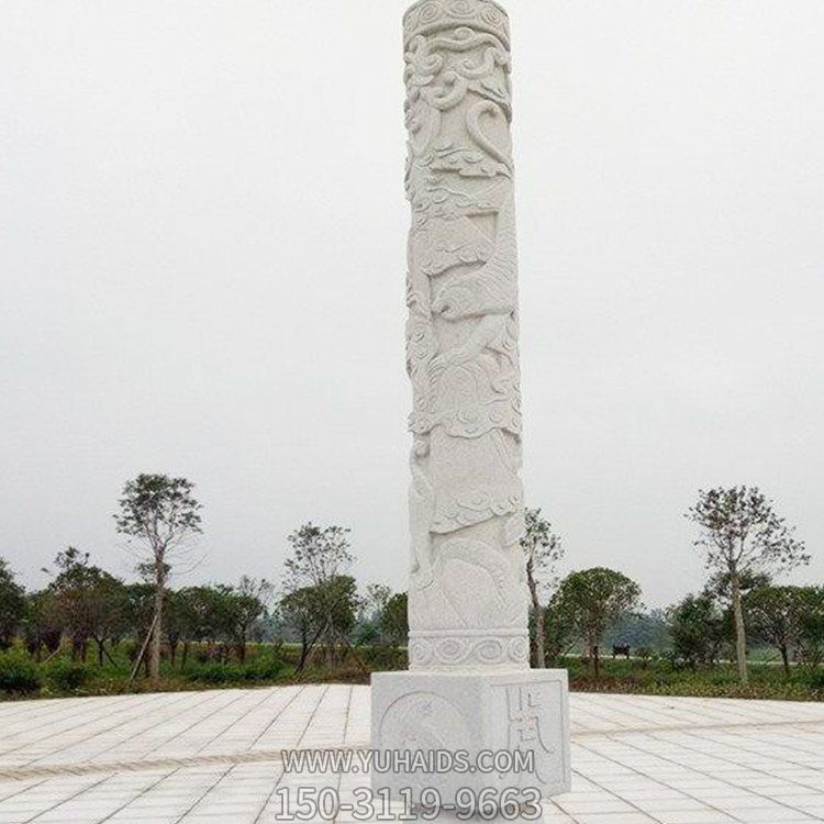 户外广场大型盘龙户外园林文化柱博鱼网页版