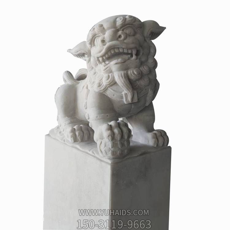 庭院门口石材镇宅招财狮子博鱼网页版