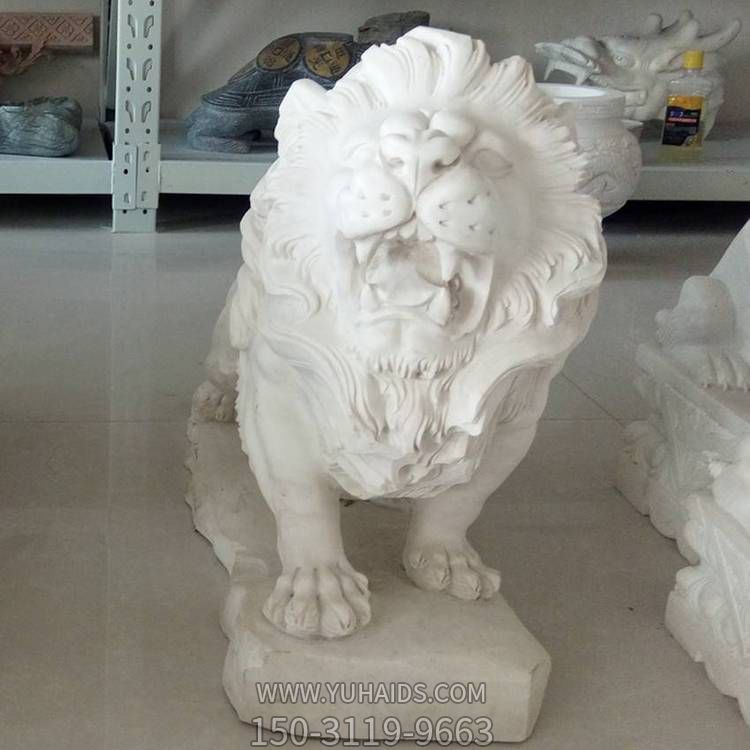 大型石雕户外园林景观大型狮子博鱼网页版