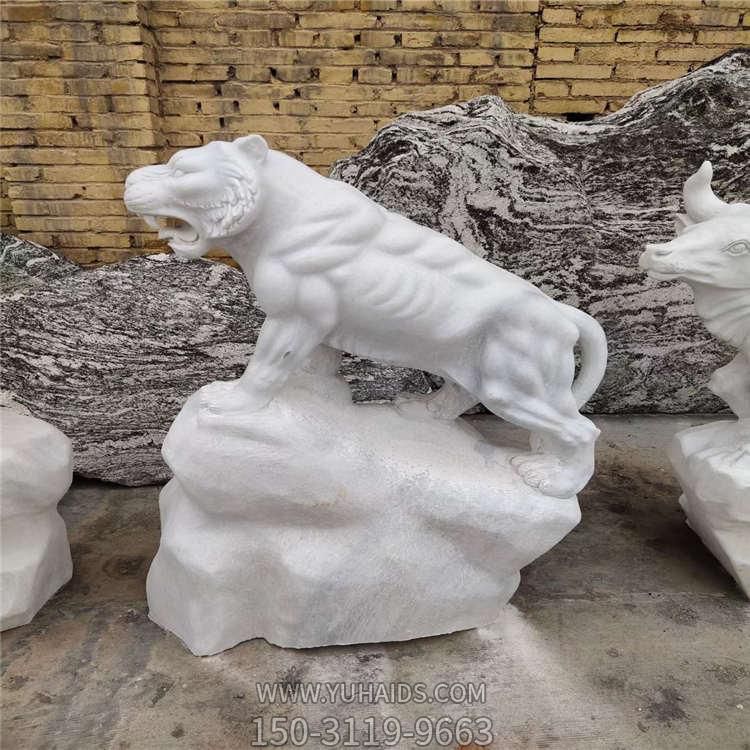 大理石石雕户外十二生肖老虎博鱼网页版