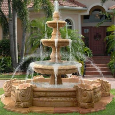 园林石雕大型户外园林欧式喷泉博鱼网页版