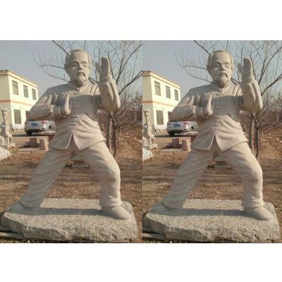 公园广场摆放砂岩大理石人物博鱼网页版