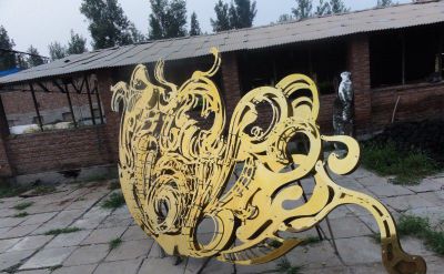 景区不锈钢镂空海浪浪花博鱼网页版