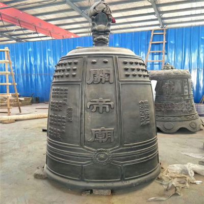寺庙园林景观摆放铜钟博鱼网页版