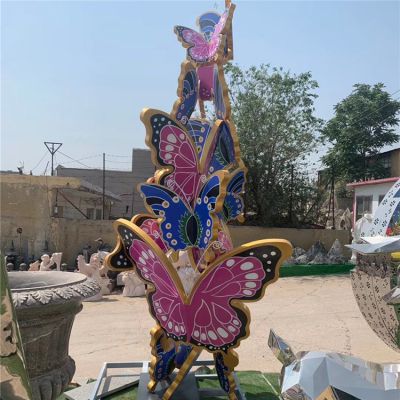 仿真蝴蝶玻璃钢摆件户外昆虫动物博鱼网页版